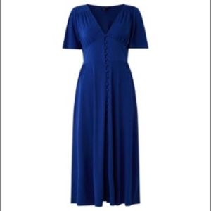 French Connection blue midi dress